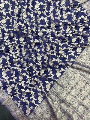 Designer Georgette Saree – A Touch of Modern Grace-Simran Jaal 