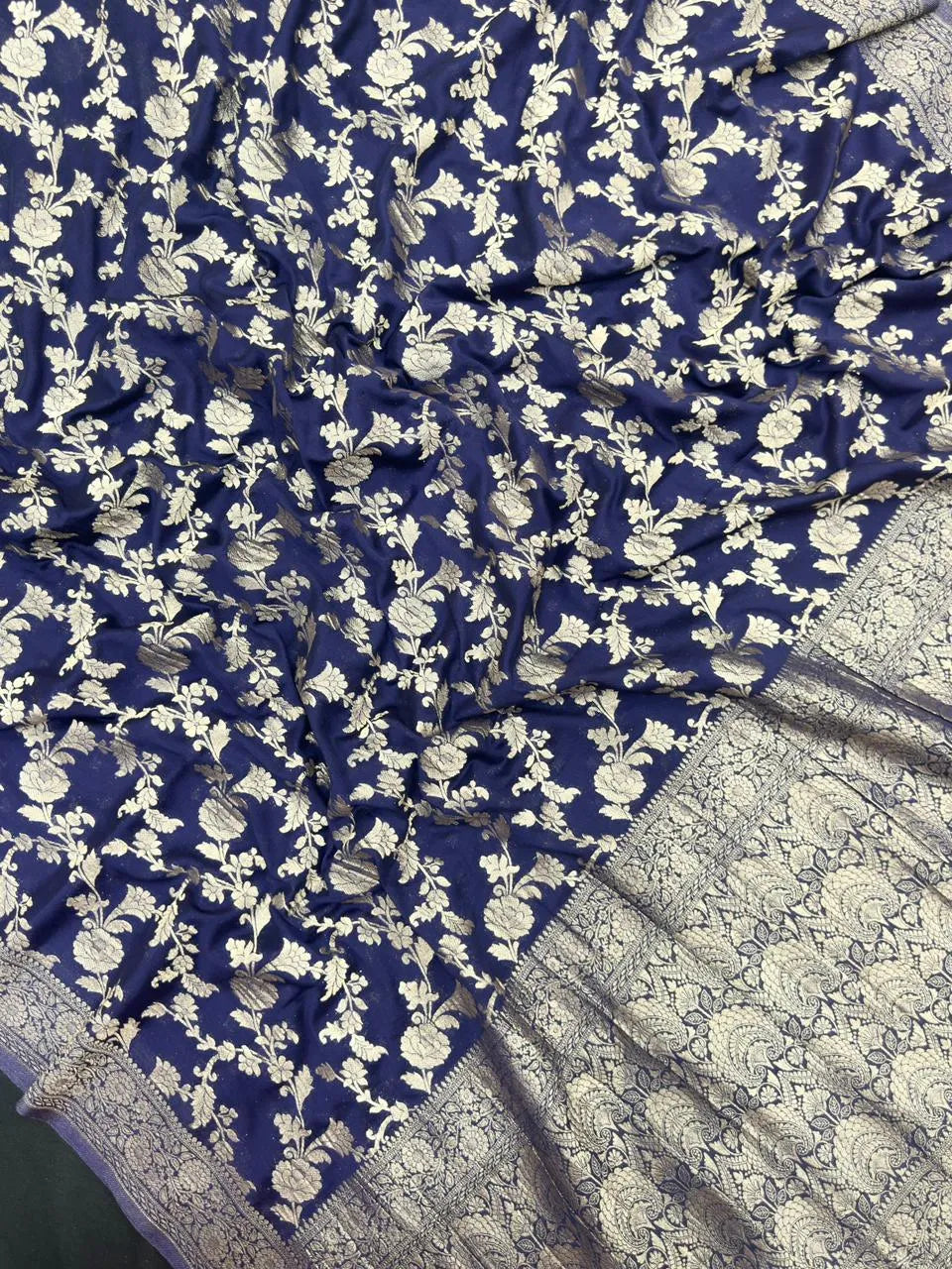 Designer Georgette Saree – A Touch of Modern Grace-Simran Jaal 