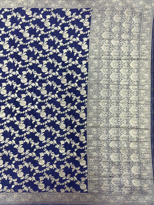 Designer Georgette Saree – A Touch of Modern Grace-Simran Jaal 