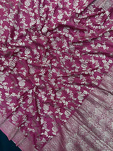 Designer Georgette Saree – A Touch of Modern Grace-Simran Jaal 