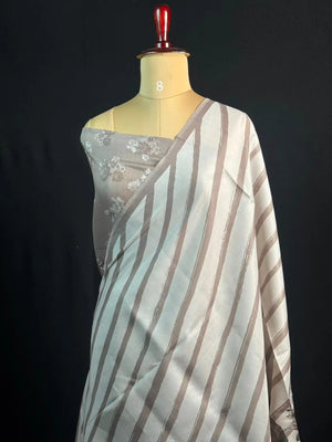 Minimal Prints, Maximum Grace – Tussar Silk Smoothie Saree