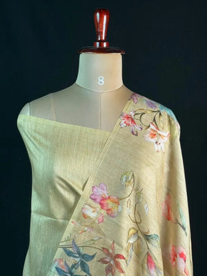 Must-Have Semi Smooth Tassar Silk Saree Collection