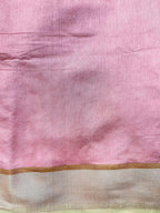 Snow Silk Tussar Saree – Subtle Shine with Natural Elegance