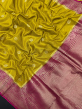 Premium Viscose Silk Saree with Rich Drape (Snowfall)