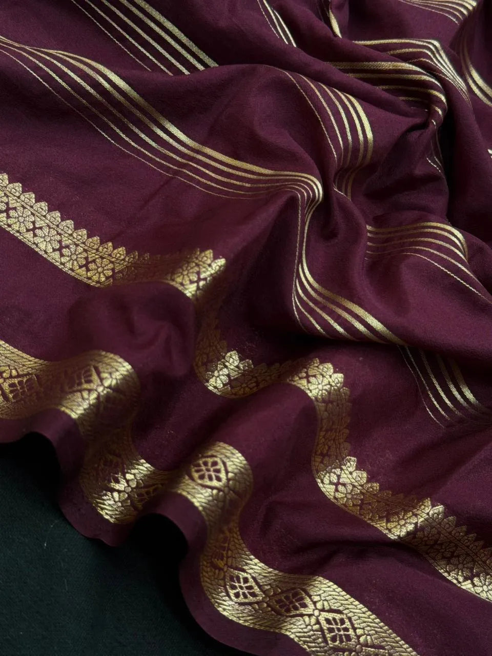 Featherlight Soft Crepe Silk Saree