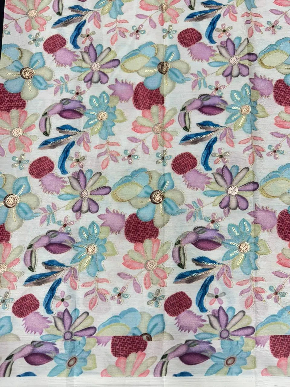 Featherlight Soft Crepe Silk Saree