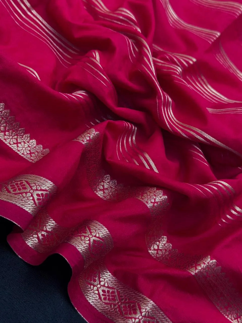 Featherlight Soft Crepe Silk Saree