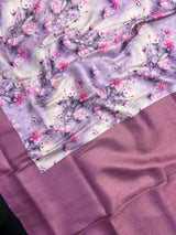 Soft Silk-Soft Digital Hand Work Saree