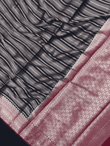 Semi Mysore Silk-Stripe Mysore Silk