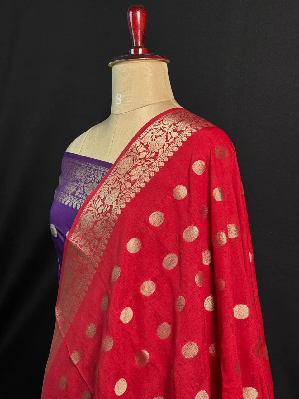 Handcrafted Semi Mysore Crepe Silk Saree – Perfect Festive Wear (RMS Crape)