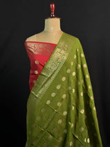 Handcrafted Semi Mysore Crepe Silk Saree – Perfect Festive Wear (RMS Crape)