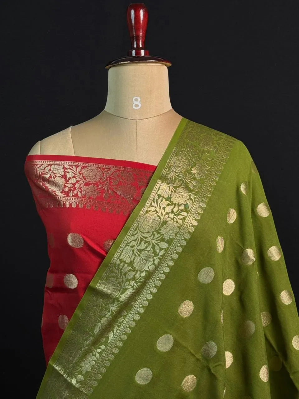Handcrafted Semi Mysore Crepe Silk Saree – Perfect Festive Wear (RMS Crape)