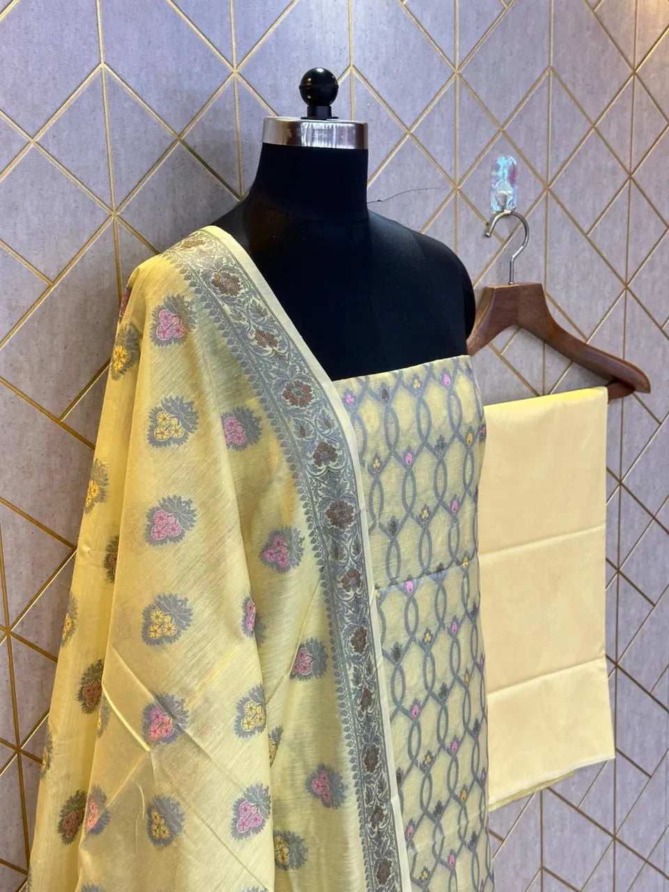 Crown of Kashi – Exclusive Banarasi Silk Dress