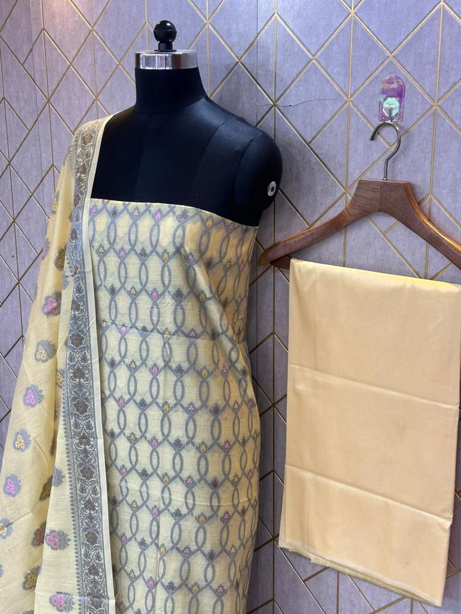 Crown of Kashi – Exclusive Banarasi Silk Dress