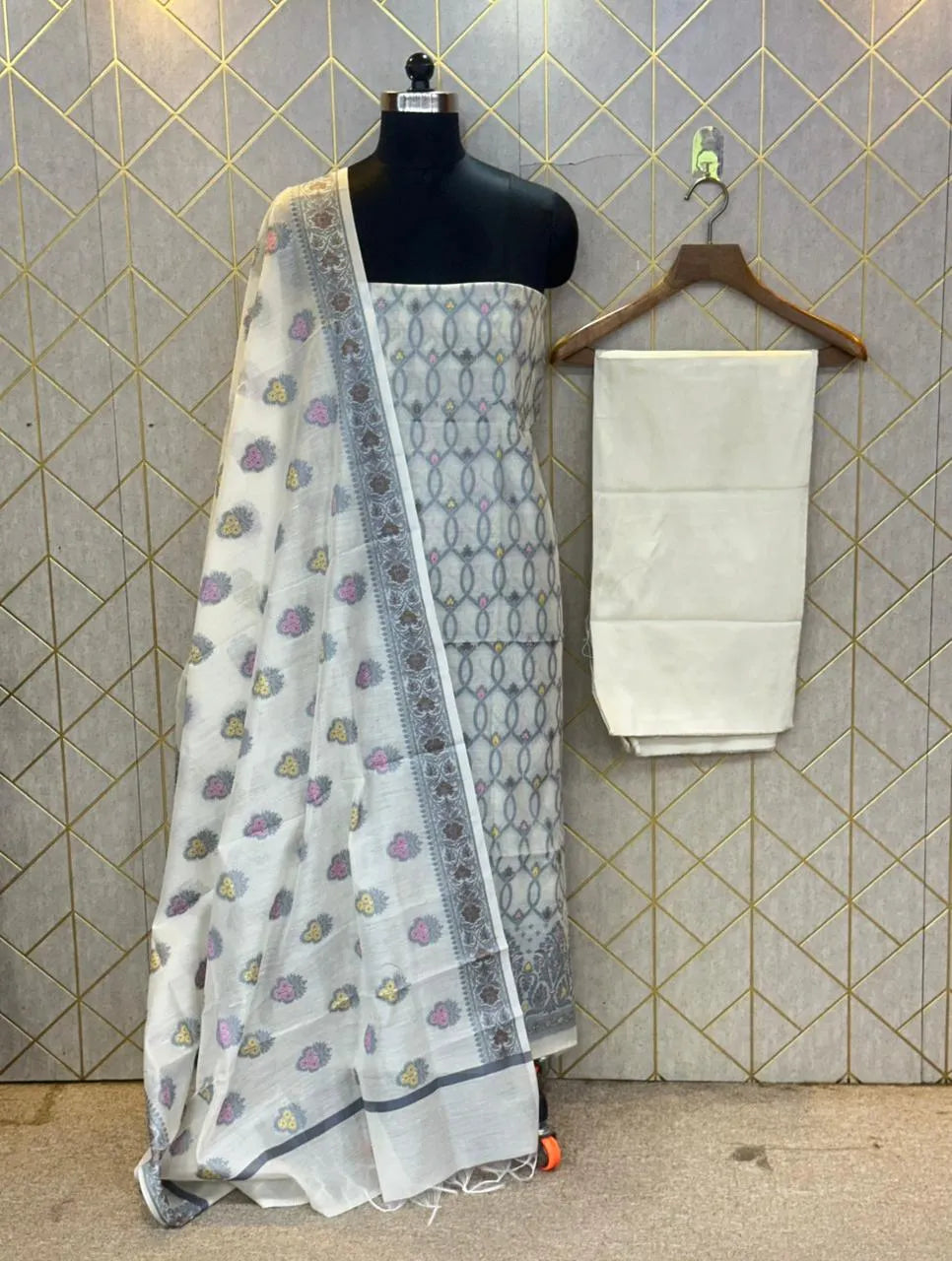 Crown of Kashi – Exclusive Banarasi Silk Dress