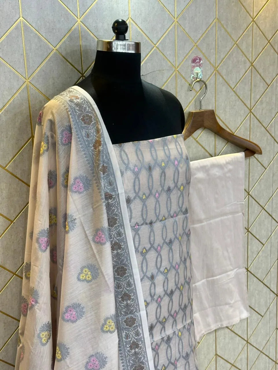 Crown of Kashi – Exclusive Banarasi Silk Dress