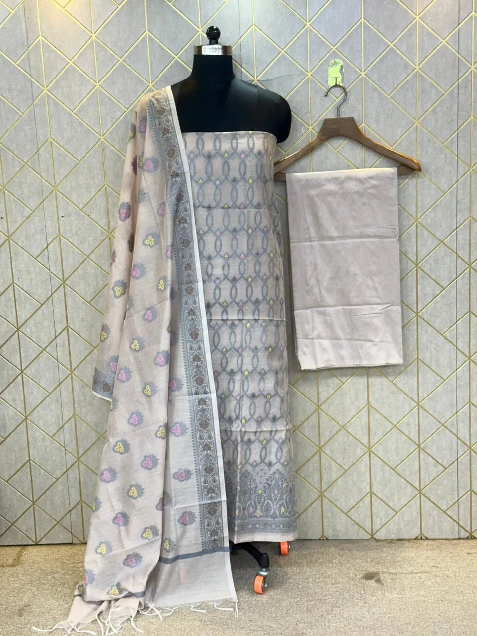 Crown of Kashi – Exclusive Banarasi Silk Dress