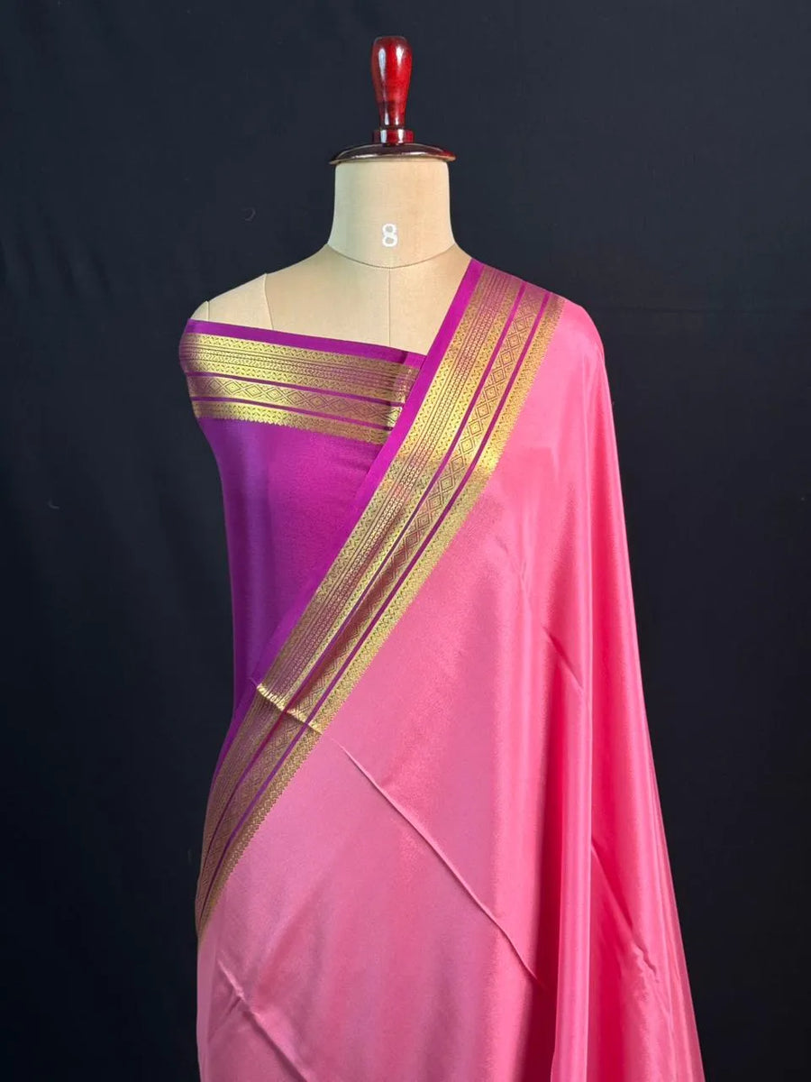 A Symbol of Tradition – Pure Mysore Silk Saree