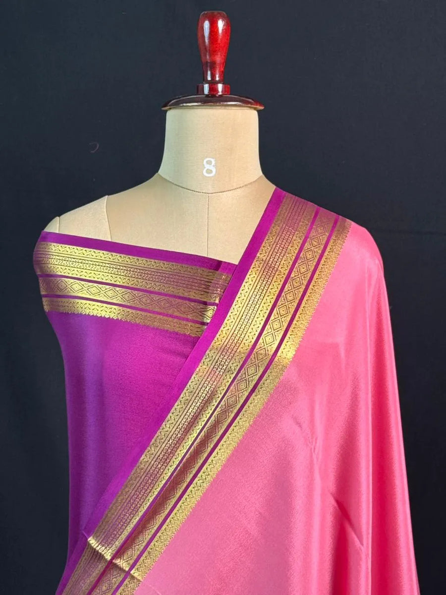 A Symbol of Tradition – Pure Mysore Silk Saree