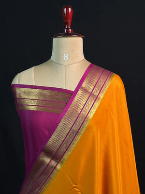 A Symbol of Tradition – Pure Mysore Silk Saree