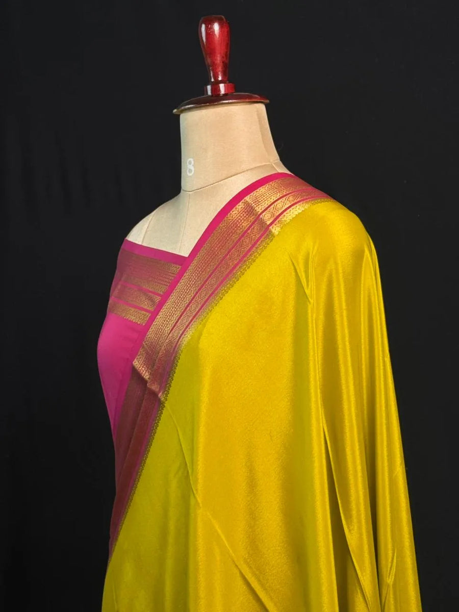 A Symbol of Tradition – Pure Mysore Silk Saree