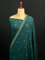 Designer Semi Tussar Saree with Golden Zari Touch 