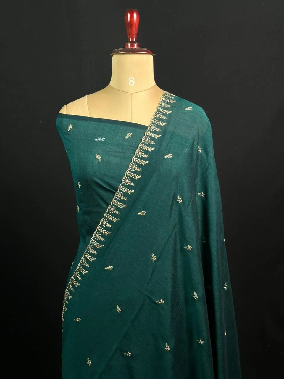 Designer Semi Tussar Saree with Golden Zari Touch 