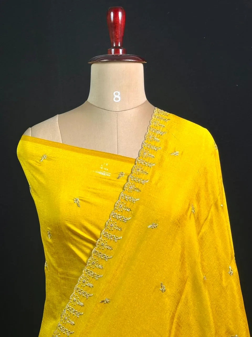 Designer Semi Tussar Saree with Golden Zari Touch 