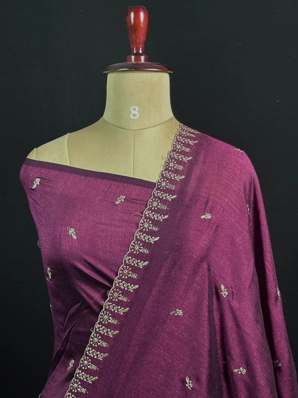 Designer Semi Tussar Saree with Golden Zari Touch 