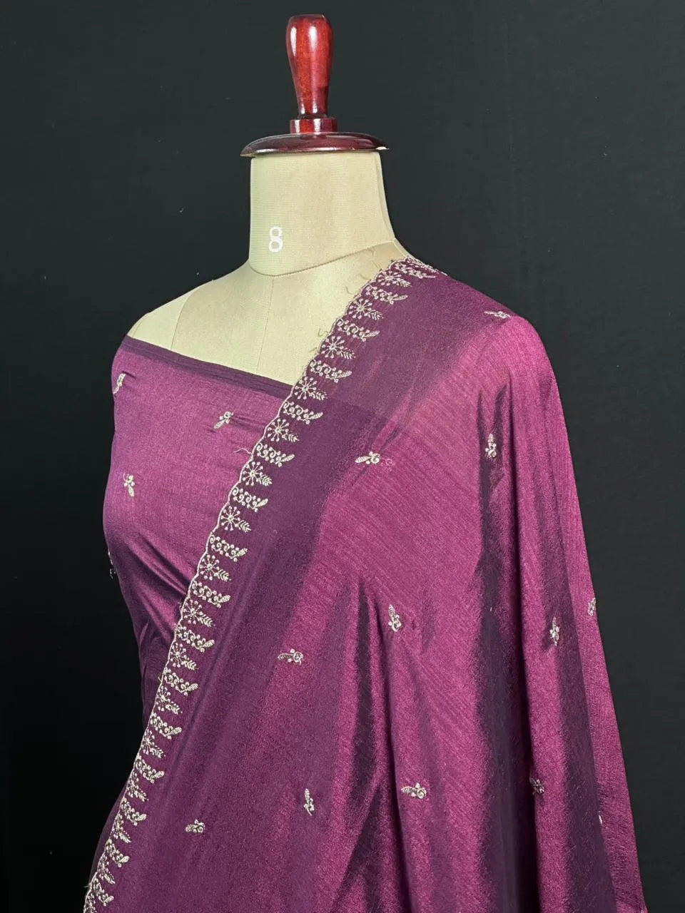 Designer Semi Tussar Saree with Golden Zari Touch 