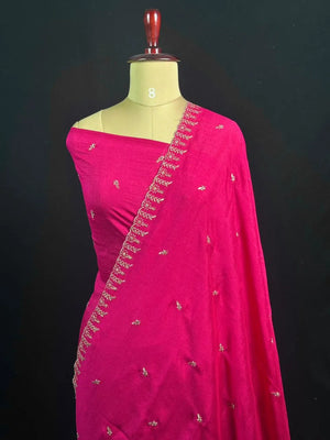 Designer Semi Tussar Saree with Golden Zari Touch 