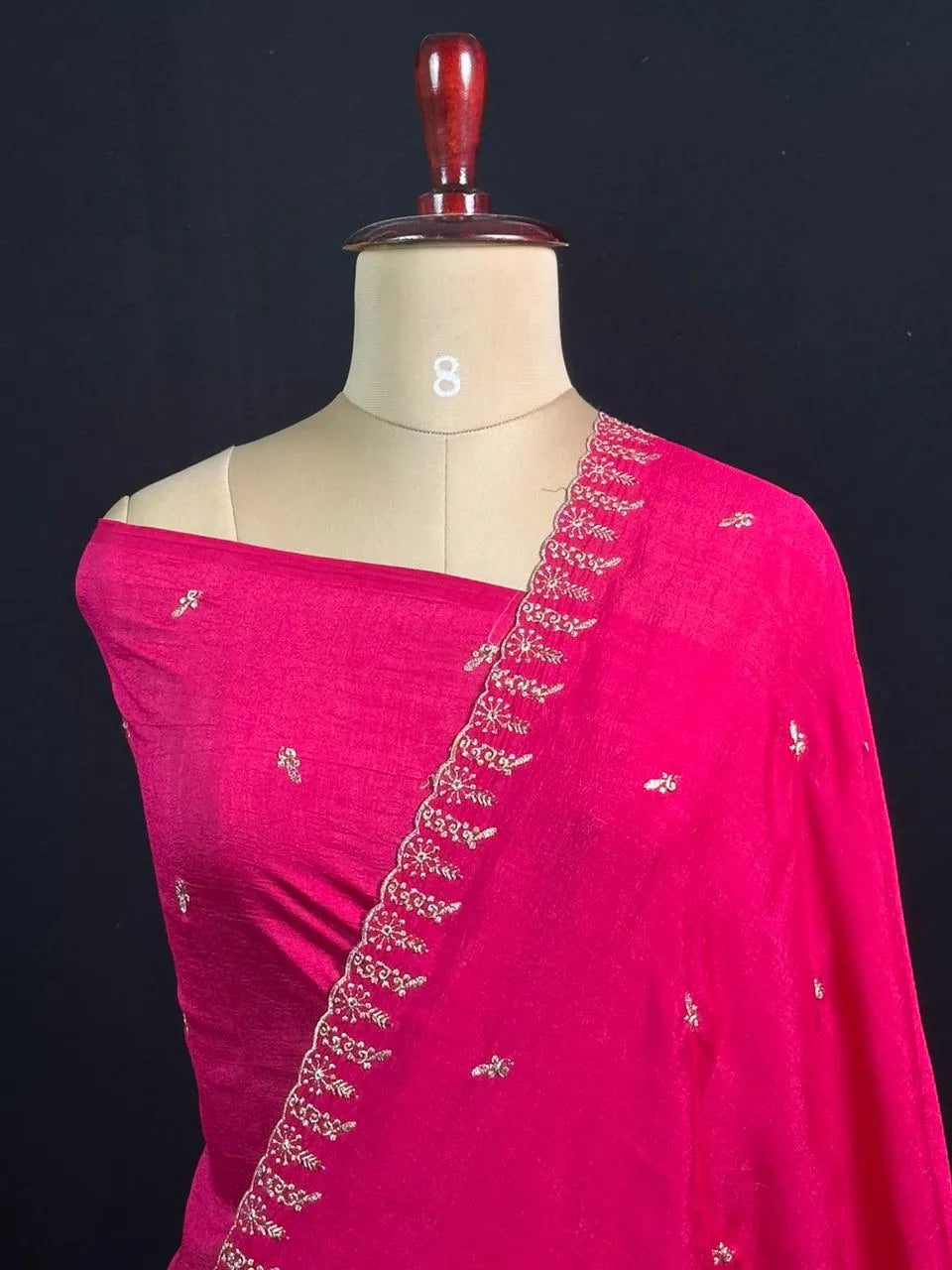 Designer Semi Tussar Saree with Golden Zari Touch 