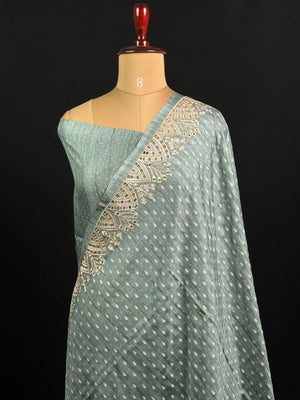 Designer Tasar Silk Cutwork Saree – Classic Ethnic Wear
