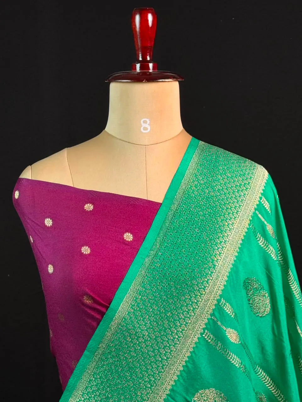Zari Banarasi Georgette Saree-TIE AND DYE CHIFFON 
