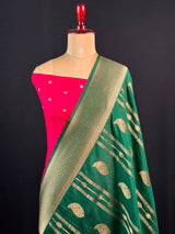 Zari Banarasi Georgette Saree-TIE AND DYE CHIFFON 