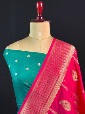 Zari Banarasi Georgette Saree-TIE AND DYE CHIFFON 