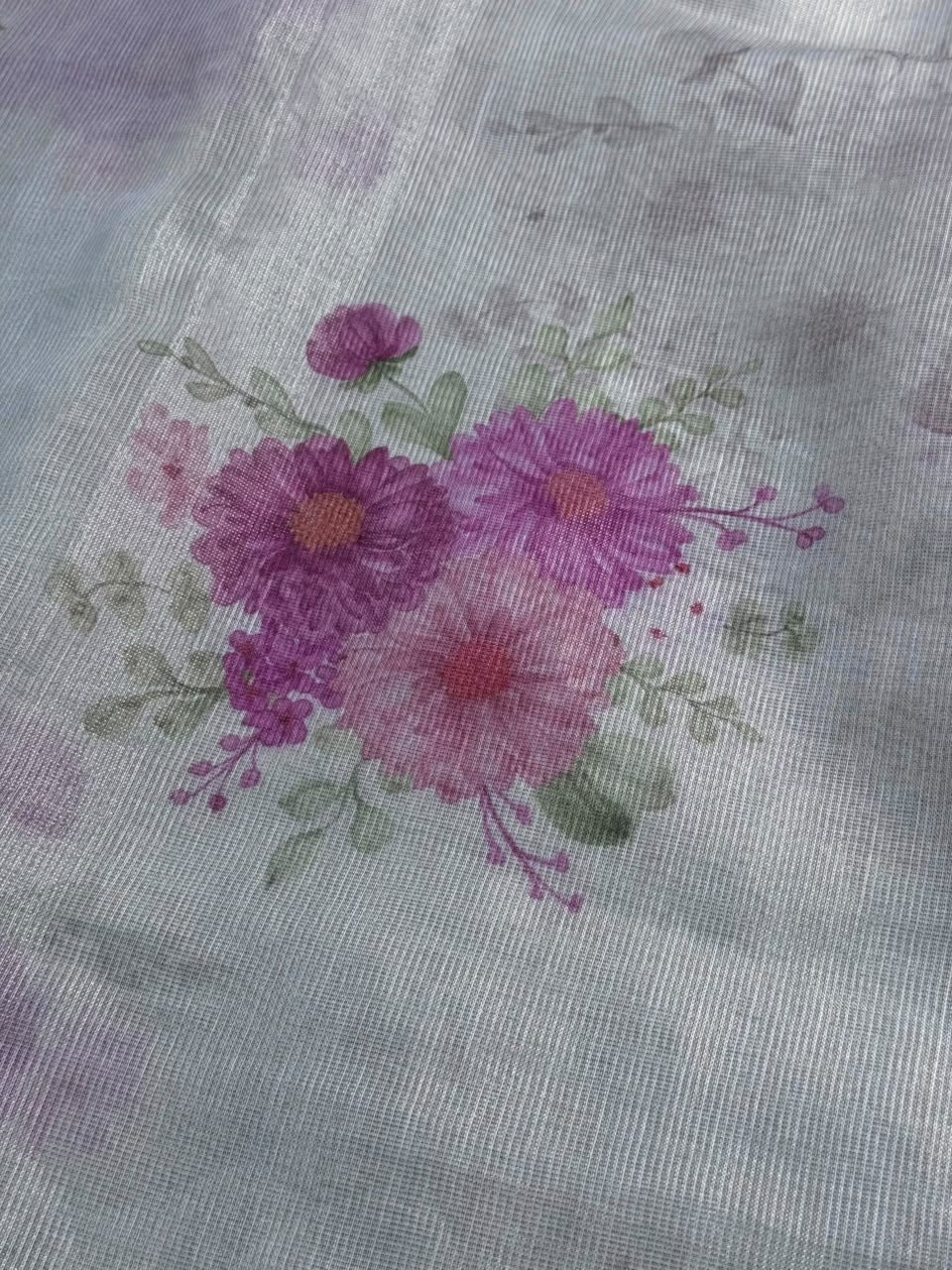 Tissue Lee Embroidery Saree