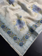 Tissue Lee Embroidery Saree
