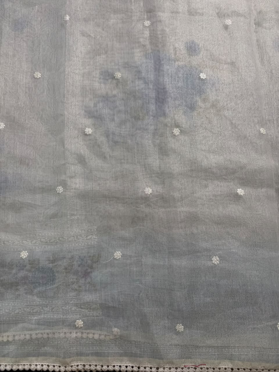 Tissue Lee Embroidery Saree