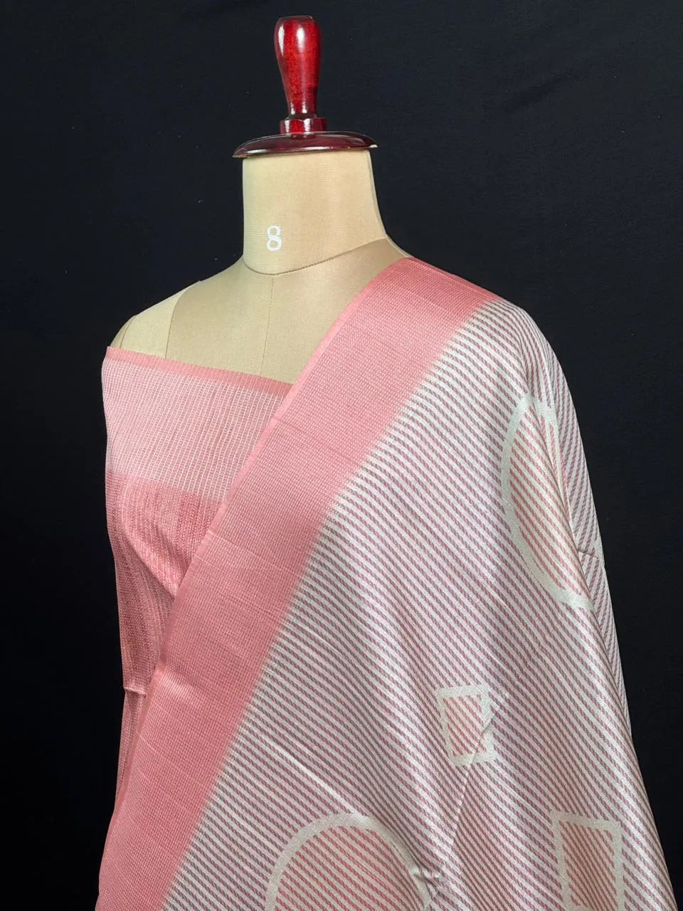 Chic Pastel Tussar Silk Saree for Timeless Elegance