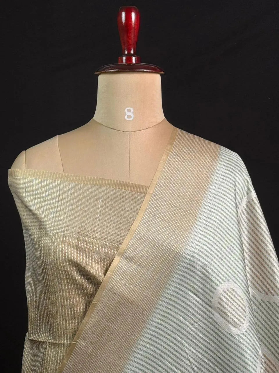 Chic Pastel Tussar Silk Saree for Timeless Elegance