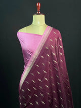 Premium Raw Kota Chex Silk Saree – Lightweight & Stylish