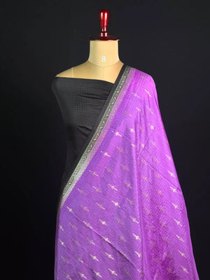 Premium Raw Kota Chex Silk Saree – Lightweight & Stylish
