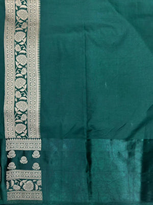 Soft Raw Silk Saree with Natural Texture and Gloss(Tiago)