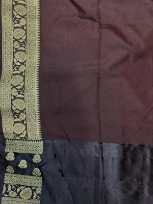 Soft Raw Silk Saree with Natural Texture and Gloss(Tiago)