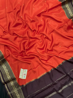 Pure Mysore Silk Saree – Elegance of Karnataka Weaves-(Tilak Bentex Cnt)