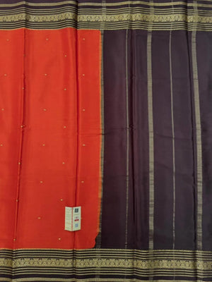 Pure Mysore Silk Saree – Elegance of Karnataka Weaves-(Tilak Bentex Cnt)