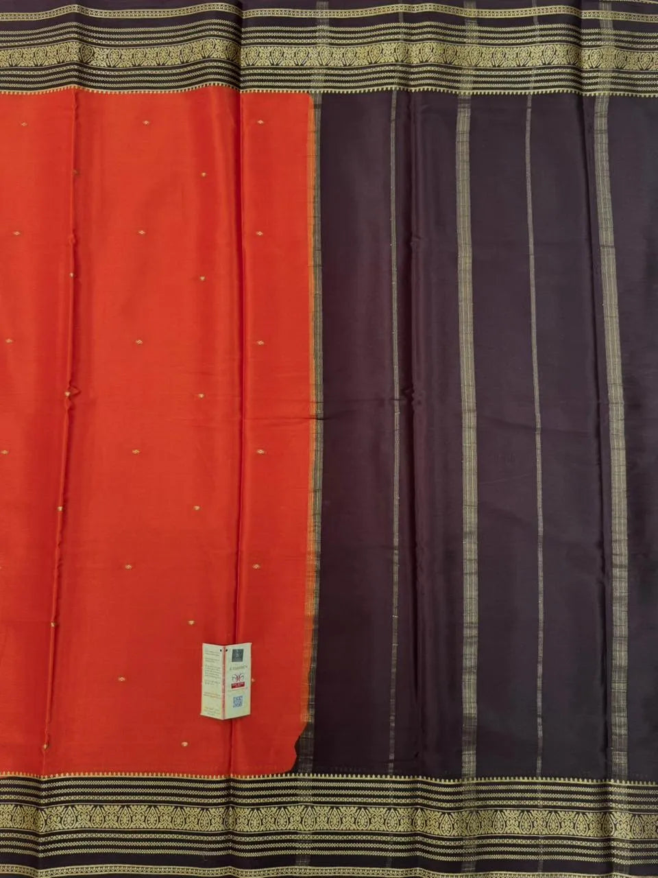 Pure Mysore Silk Saree – Elegance of Karnataka Weaves-(Tilak Bentex Cnt)