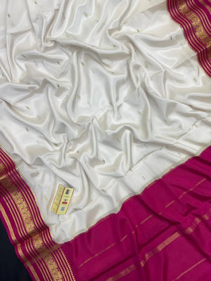 Pure Mysore Silk Saree – Elegance of Karnataka Weaves-(Tilak Bentex Cnt)