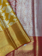 Tissue Banarasi Silk Saree – Sheer Elegance with Zari Highlights